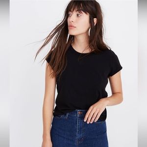 Madewell Northside Vintage Tee Black Size Medium NWT
